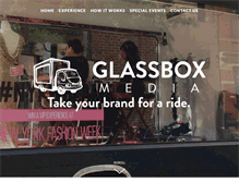Tablet Screenshot of glassboxmedia.com